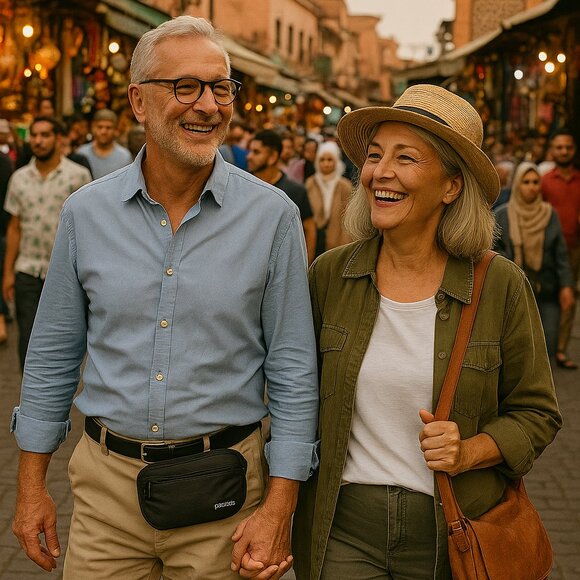 PacSafe RFID-Safe Travel Belt Bag / Hidden Security Waist Pouch — Lightweight & - Picture 4 of 11